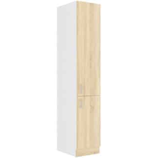 SARA SONOMA, skříňka vysoká 40 DK-210 2F, bílá/dub sonoma