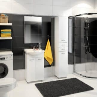 Koupelnová sestava NEJBY s umyvadlem, bílá