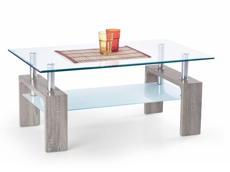 Konferenční stolek DIANA INTRO, dub sonoma tmavý