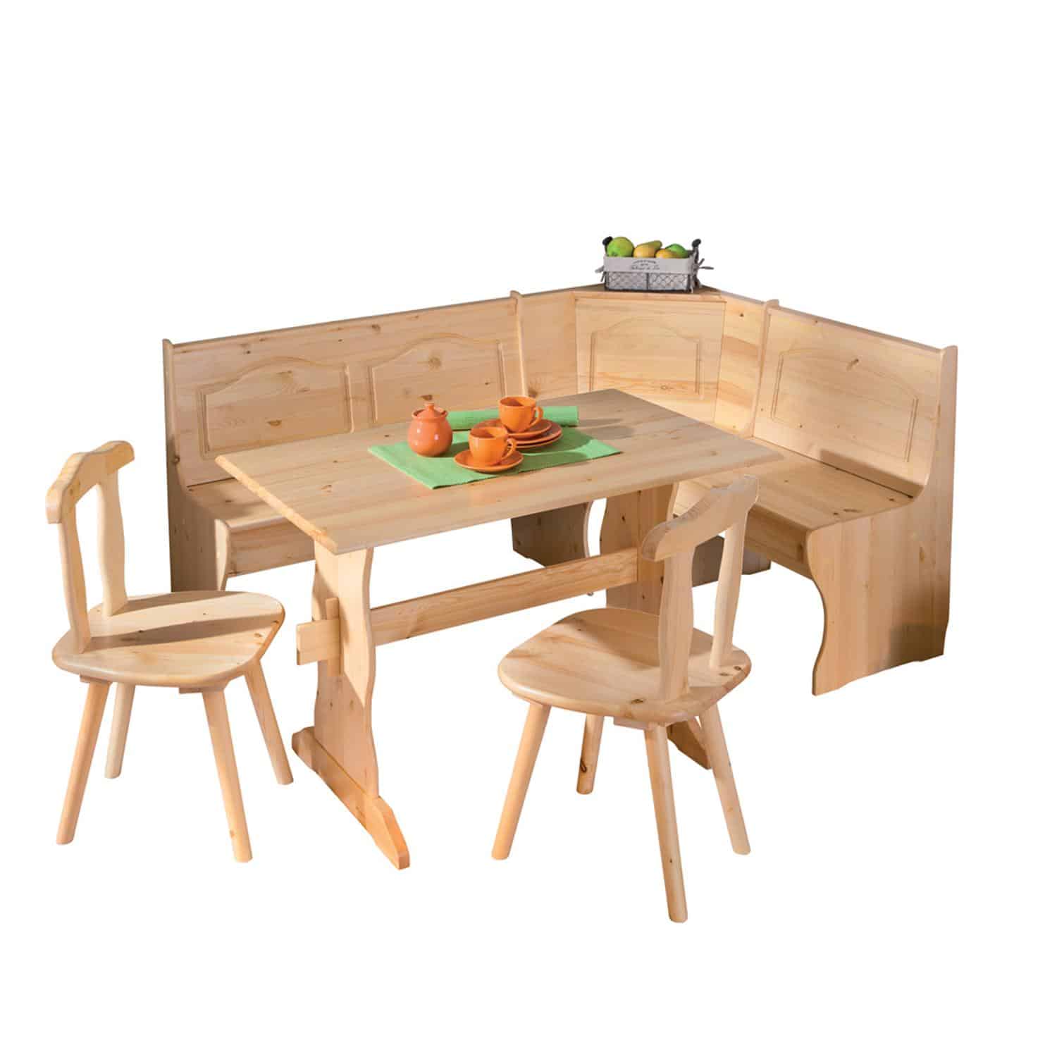 Jídelní rohová sestava TIROL, masiv borovice