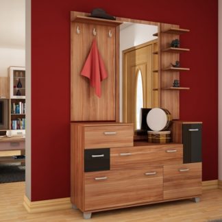 Předsíň GRAND, švestka/černý lesk