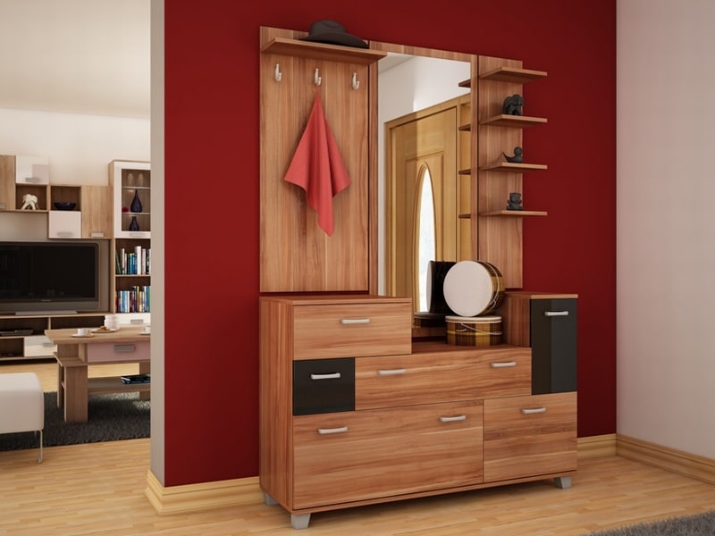 Předsíň GRAND, švestka/černý lesk