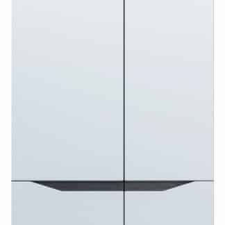 LI 8 - Skříň dvoudveřová LIONEL LI 8, dub sonoma truflový/bílý lesk