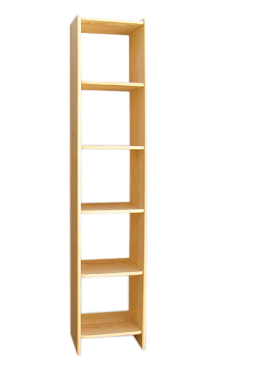 Regál plný šířka 40 cm, masiv borovice, moření: ...