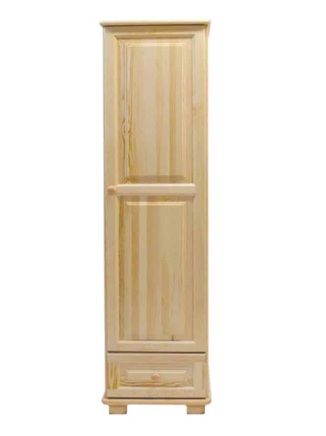 Skříň 1D nr.1 věšák, masiv borovice, moření: ...