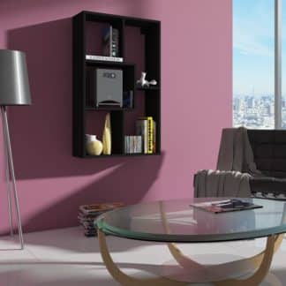 Regál DOMINO A, černá