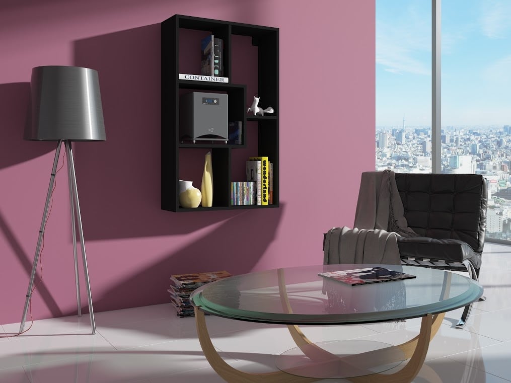 Regál DOMINO A, černá