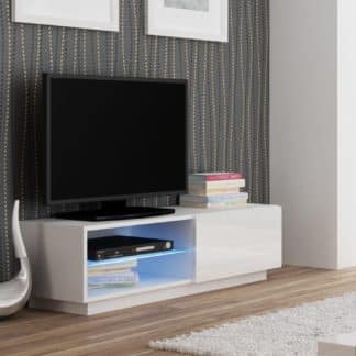 LIVO RTV-120S televizní stolek stojící, bílá