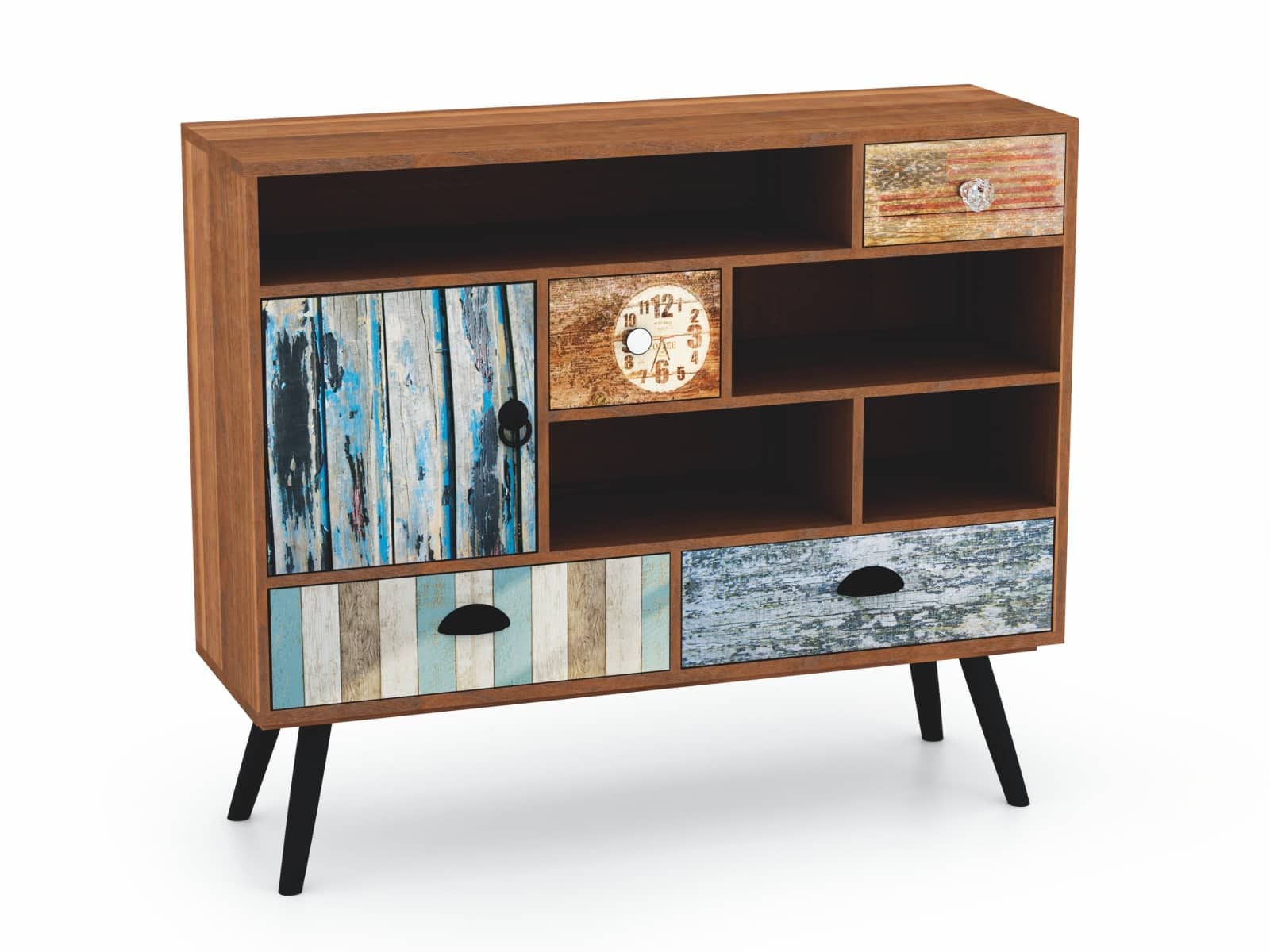 Komoda MEZO KM-3, vícebarevná