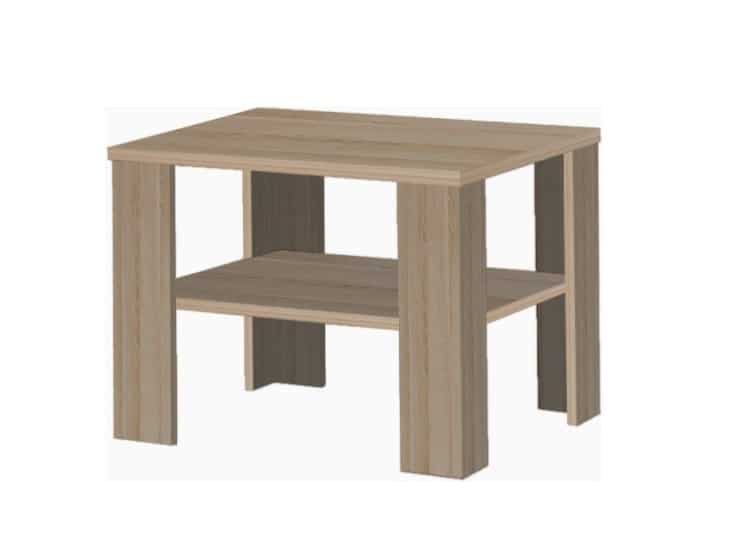 INTERSYS konferenční stolek, dub sonoma tmavý truflový