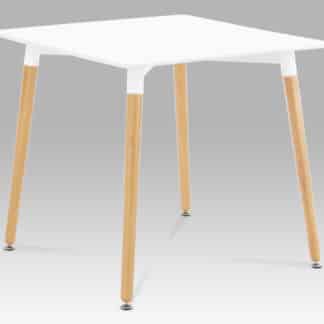 Jídelní stůl DT-706 WT1, bílá / natural