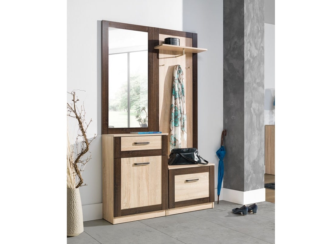 BOSS předsíň, dub sonoma/dub čokoládový