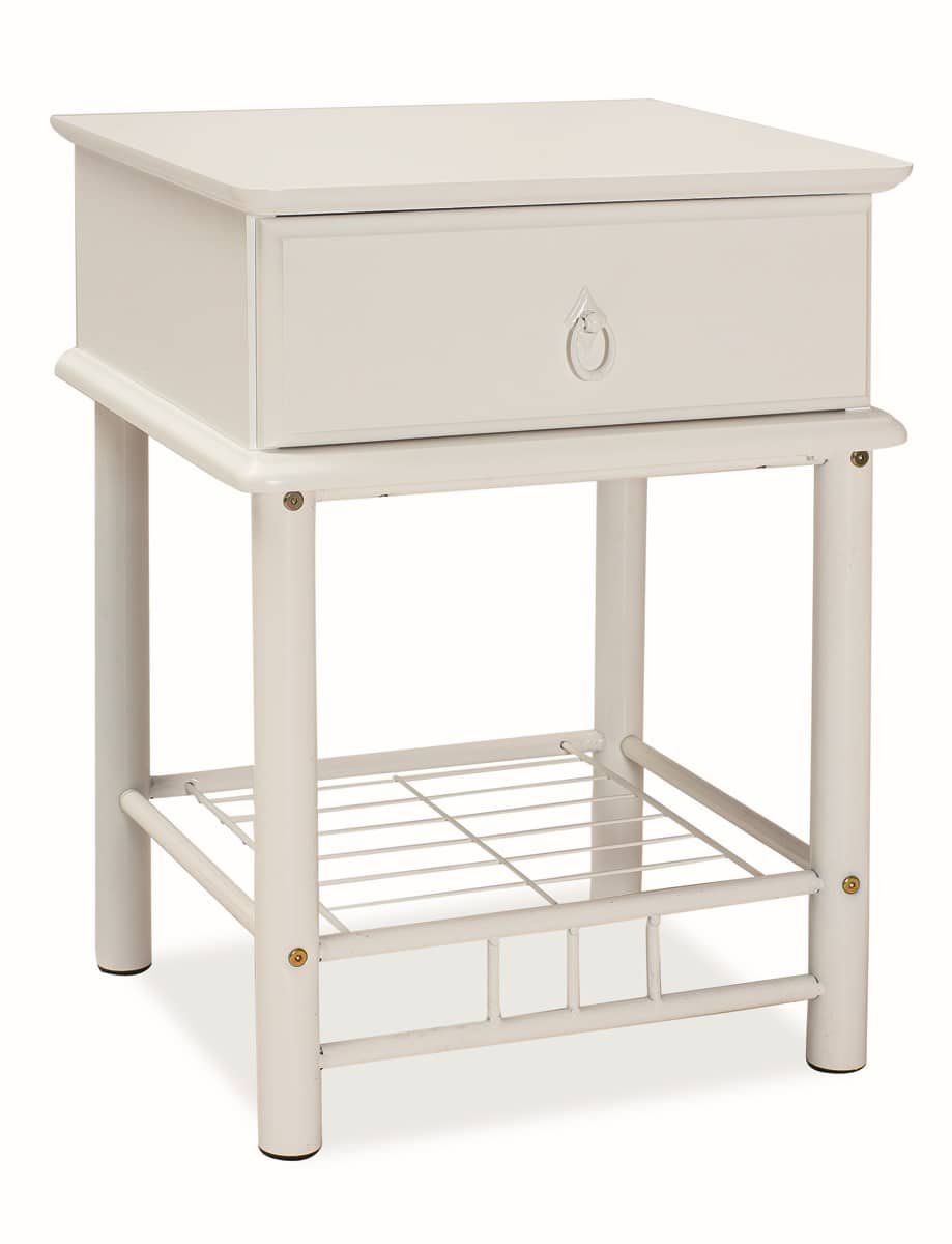 Noční stolek ET-747, bílá