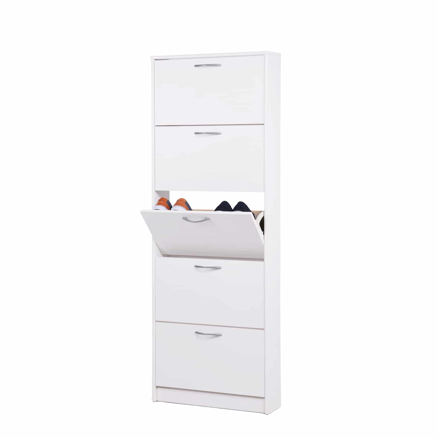 Botník WIEN 5 výklopů, bílý