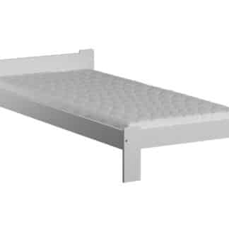 Postel CELINKA 90x200 cm s roštem, masiv borovice/moření bílá