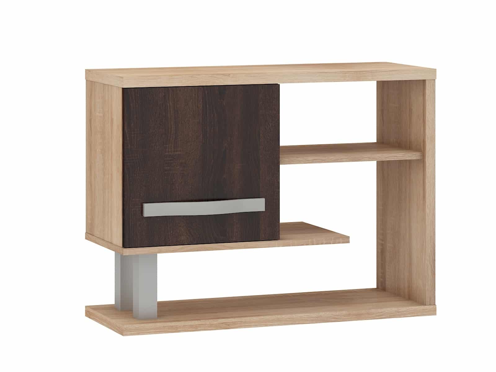 ANGEL závěsná skříňka 1D, dub sonoma/dub sonoma tmavý