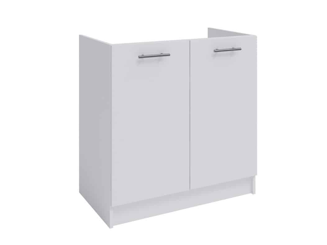 FABIANA, dolní skříňka pod dřez, S-80ZL, bílá