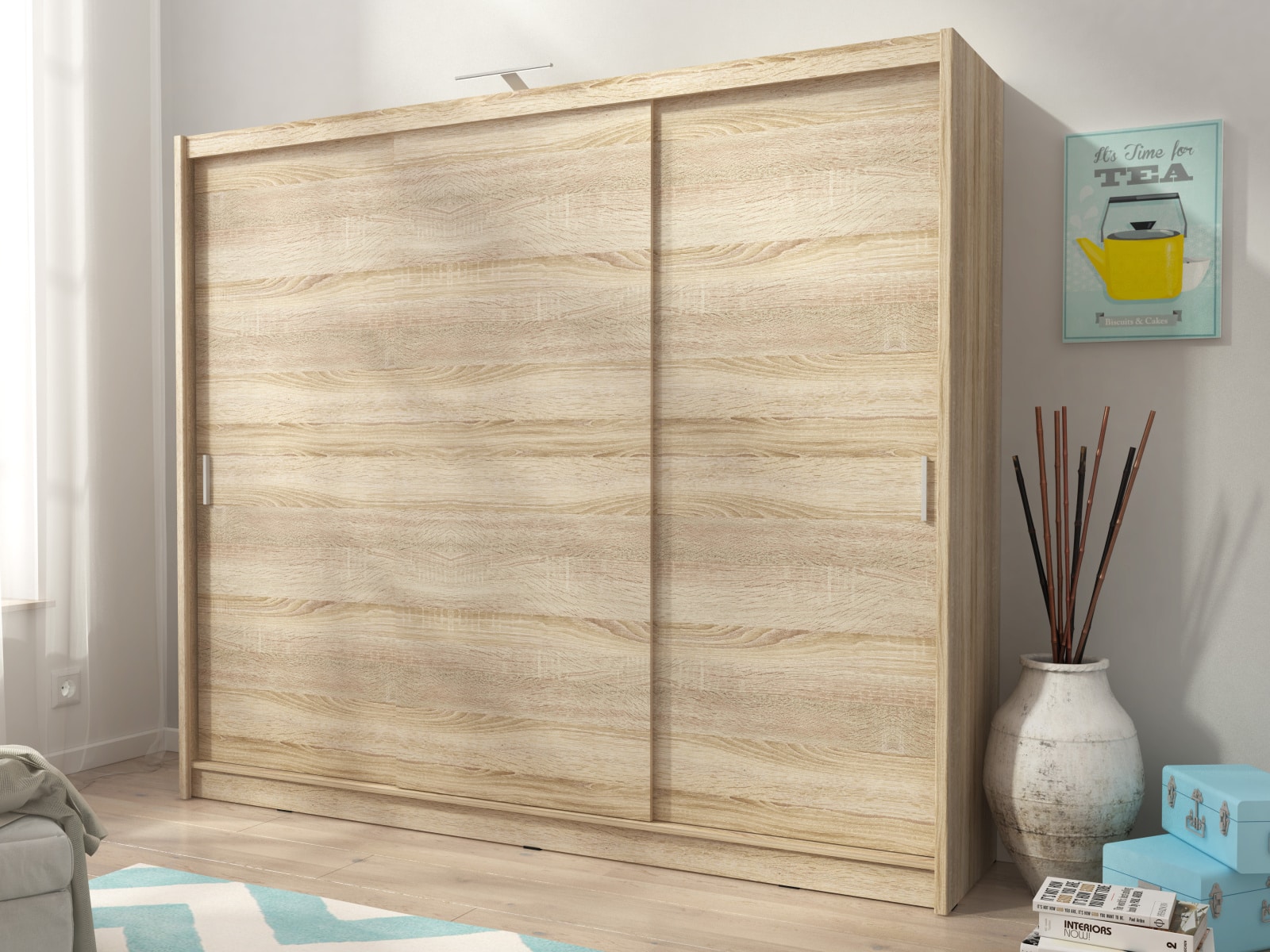 Skříň WIKI I 250 cm, dub sonoma