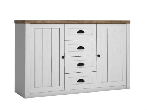 PROWANSJA komoda K4S, borovice andersen/dub lefkas