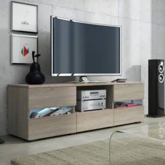 GLOBAL 2 televizní stolek, dub sonoma