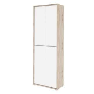 RIOMA vysoká skříň TYP 05, dub san remo/bílá