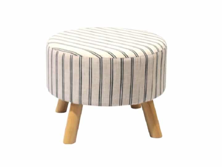 RONDA taburet, béžová látka/borovice