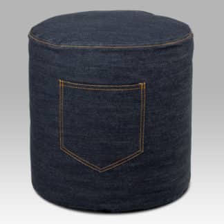 Taburet látkový TAB-218, modrá látka