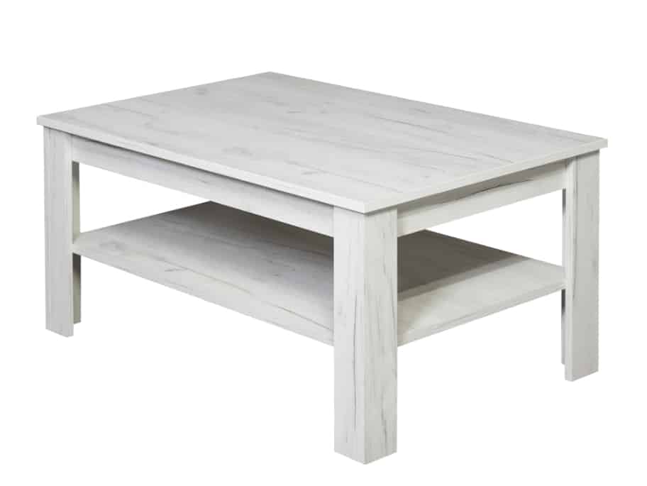 Konferenční stolek WOOD, dub sněhový