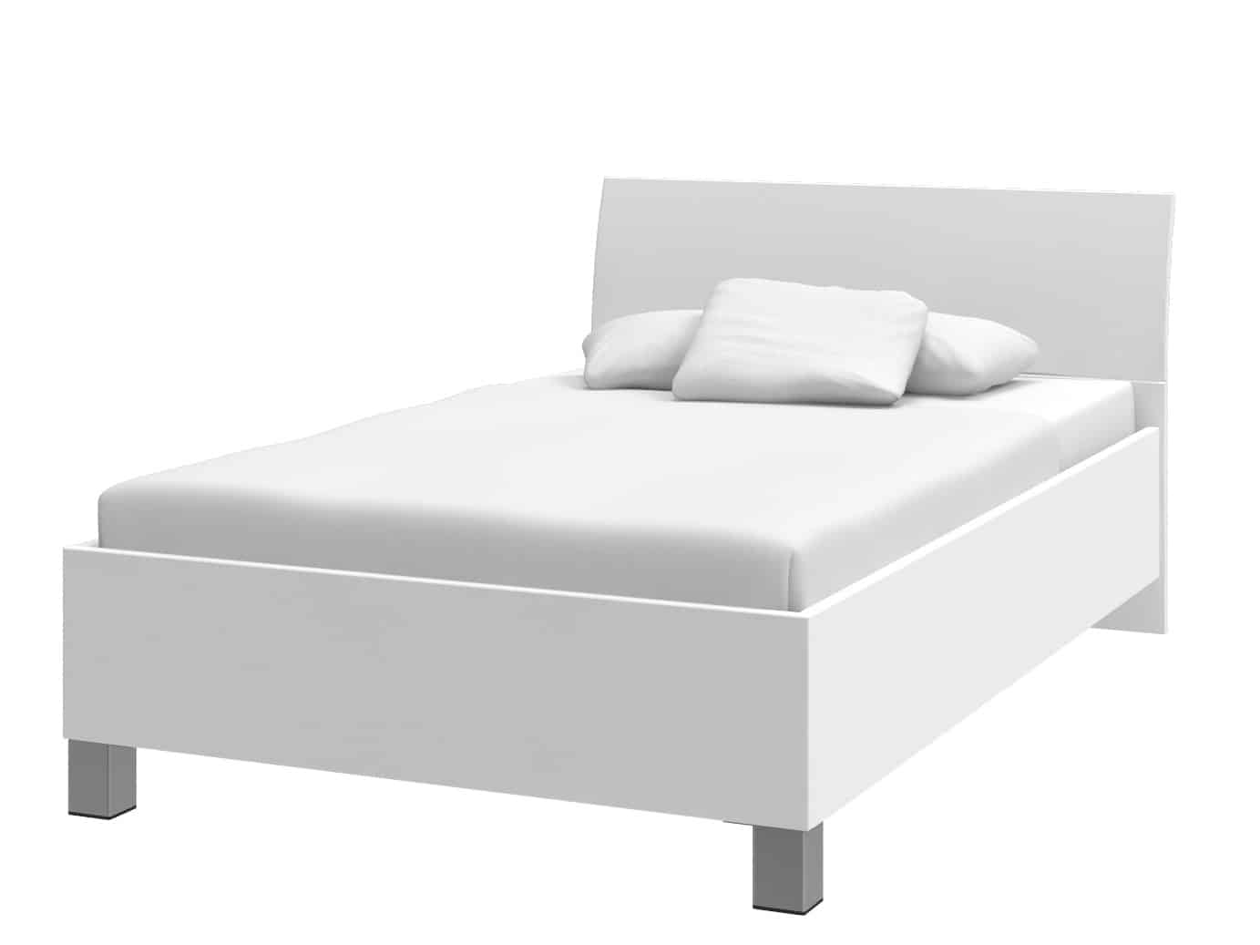 Postel UNO 120x200 cm, bílá arctic