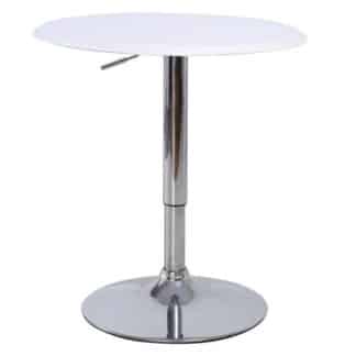 BRANY BAROVY STOL BIELY+CHROM HC-142