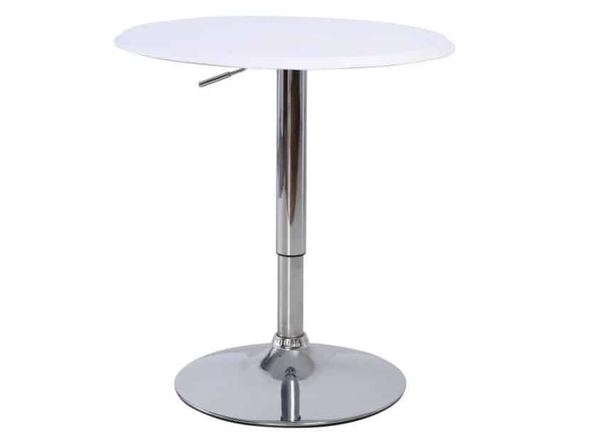 BRANY BAROVY STOL BIELY+CHROM HC-142