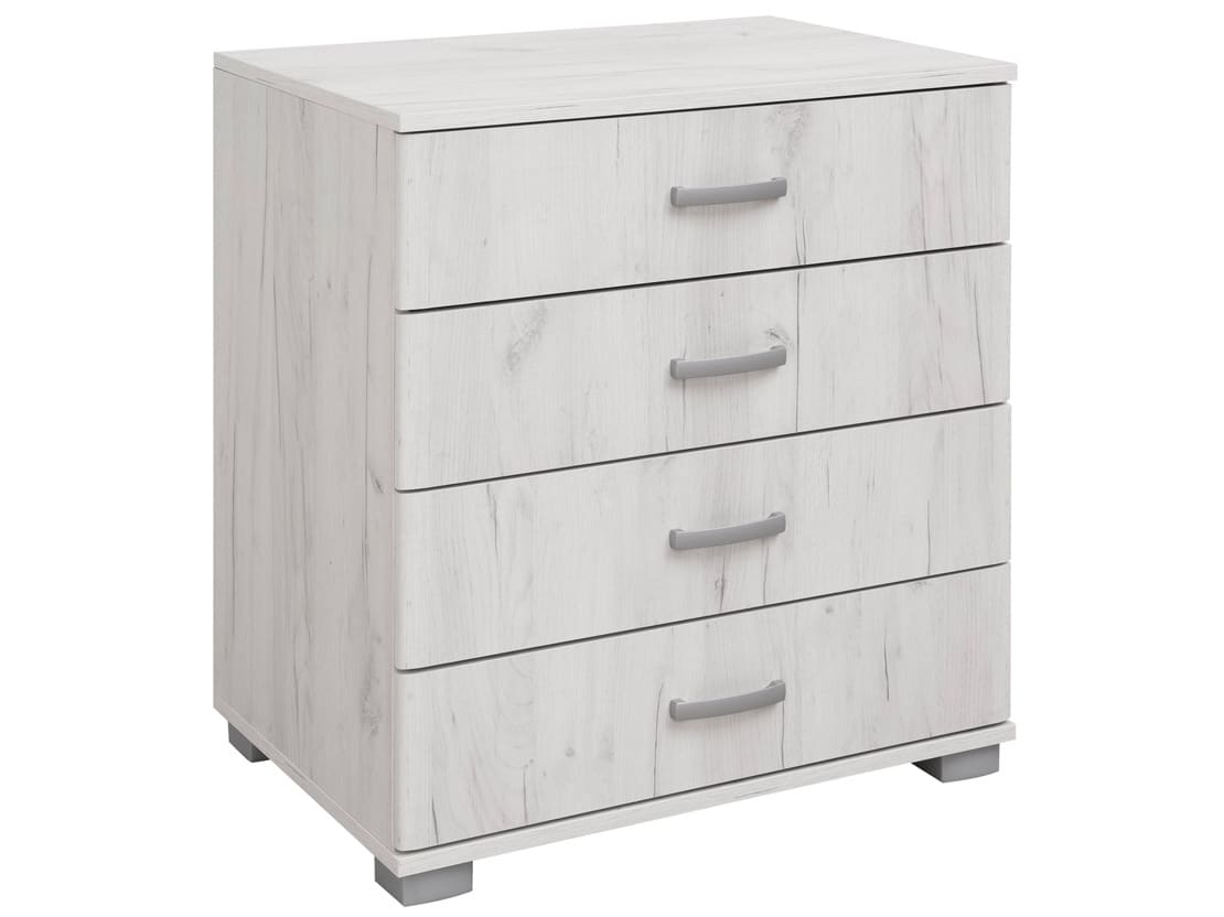 Komoda ROMA 4, dub sněhový