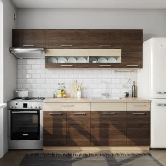 Kuchyně MODENA 180/240 cm, rijeka tmavá