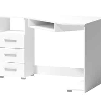 PC stůl ARTA 17, bílý mat