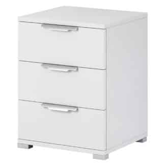 Noční stolek NEA 3S, bílý mat