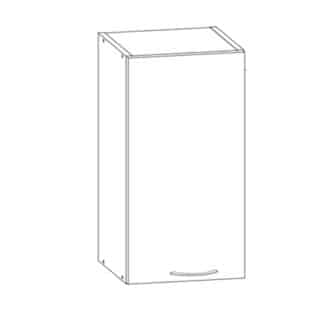 LARISA horní skříňka G30, korpus dub sonoma tmavý, dvířka dub sonoma světlý