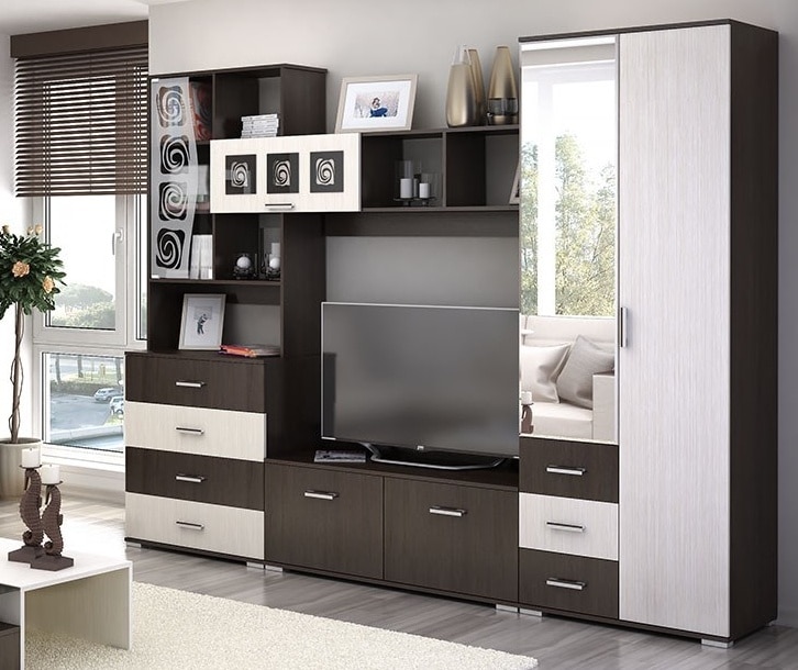 Obývací stěna ROCHEL I, belfort/wenge