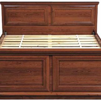 KENT, postel-korpus bez roštu, kaštan