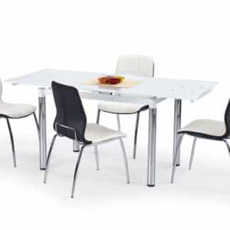 Jídelní stůl rozkládací L-31, bílý