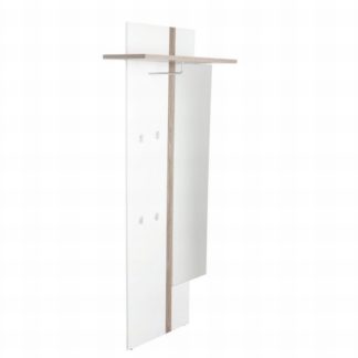 LINATE/115, věšákový panel, alpská bílá/trufla