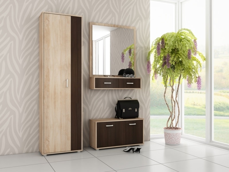 Předsíň PORTO, dub sonoma/dub sonoma tmavý