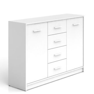 NEPO, komoda KOM2D4S, bílá