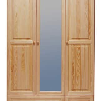 Skříň 3D/133 nr.5, masiv borovice, moření: ...