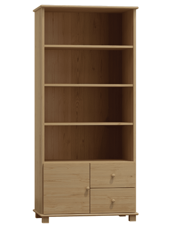 Knihovna nr.9, masiv borovice, moření: ...