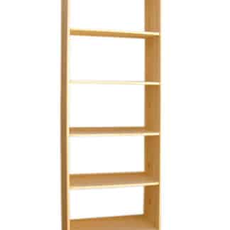 Regál plný šířka 70 cm, masiv borovice, moření: ...