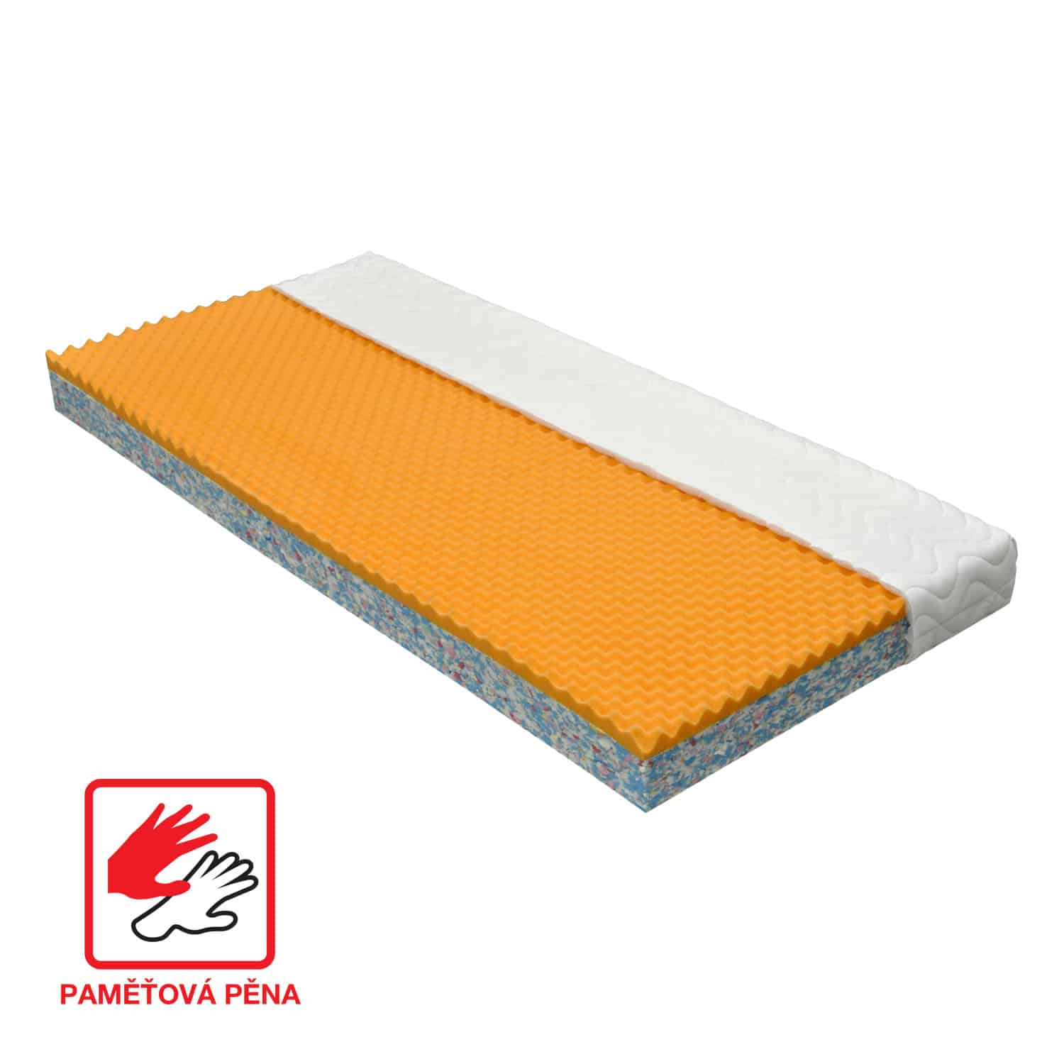 Matrace s potahem IDEA VISCO 90x200x15