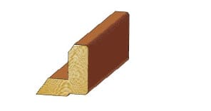 Věncová lišta typ N, dub bělený, 270 cm