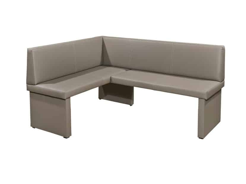 MODERN rohová lavice, levá, capucino ekokůže