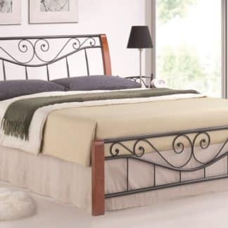 Postel PARMA 140x200 s roštem, třešeň