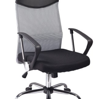 Kancelářská židle Q-025 šedá/černá
